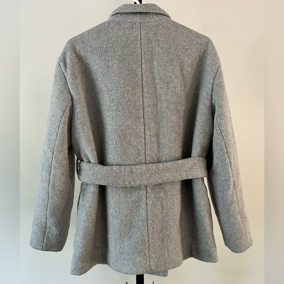 Gap woman  pea coat light grey size medium - Picture 3 of 7